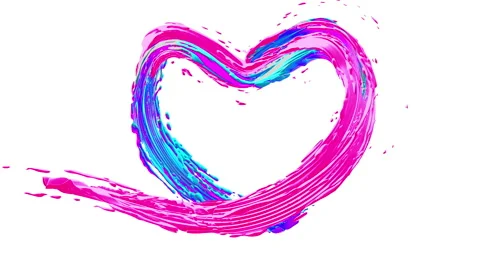 Paint splash slow motion Vidéo 85474164