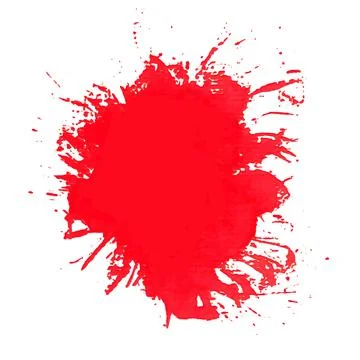 Paint splash. Vector of brush strokes. Stock Illustration