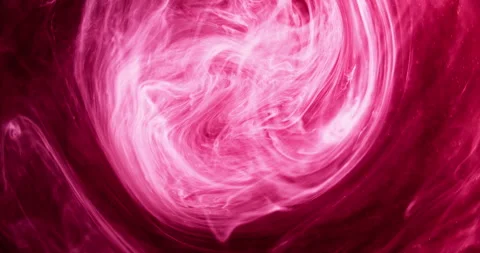 Paint splash water mist vortex pink red ink whirl Stock Footage 278202845