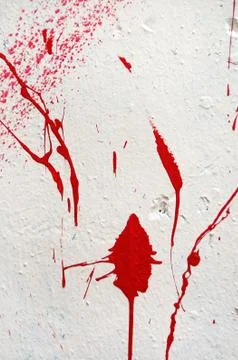 Paint splashed stained wall Foto stock