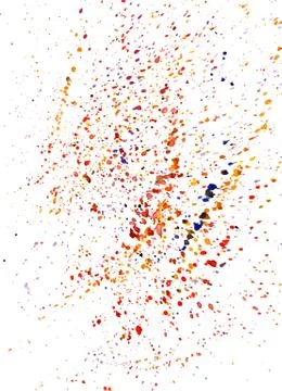 Paint splashes background Stock Illustration