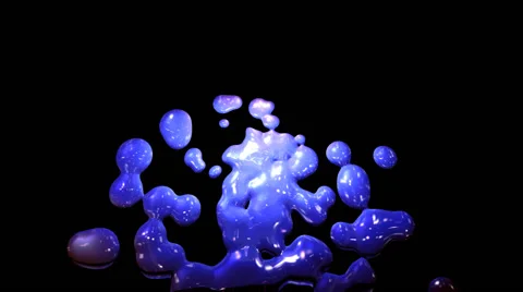 Paint Splashes Stock Footage 44219851