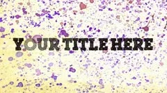 Paint Splashes Slideshow Stock After Effects
