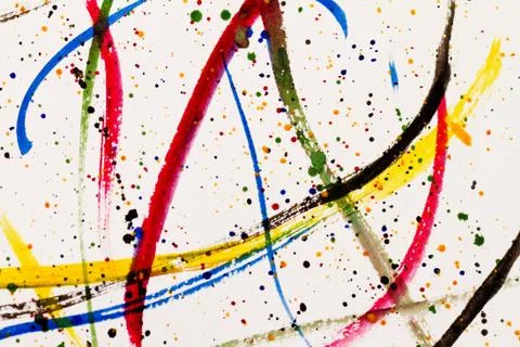Paint splashing Stock Photos