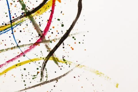 Paint splashing Stock Photos
