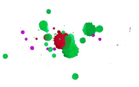 Paint splat pattern. Multi color abstract element for poster use. Illustrazione stock