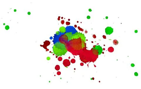 Paint splat pattern. Multi color abstract element for poster use. 스톡 일러스트