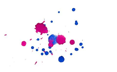 Paint splat pattern. Multi color abstract element for poster use. Illustrazione stock