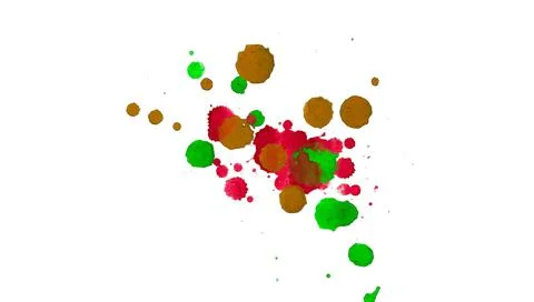 Paint splat pattern. Multi color abstract element for poster use. Stockillustratie
