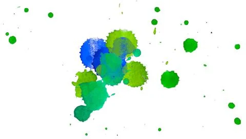 Paint splat pattern. Multi color abstract element for poster use. Illustrazione stock