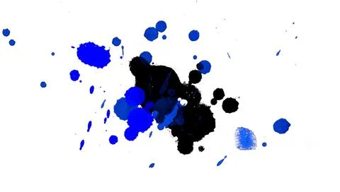 Paint splat pattern. Multi color abstract element for poster use. Stockillustratie