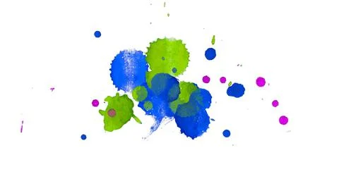 Paint splat pattern. Multi color abstract element for poster use. Illustrazione stock