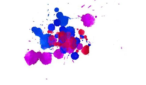 Paint splat pattern. Multi color abstract element for poster use. 스톡 일러스트