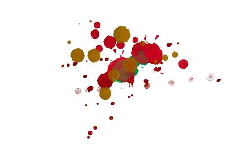 Paint splat pattern. Multi color abstract element for poster use. Illustrazione stock