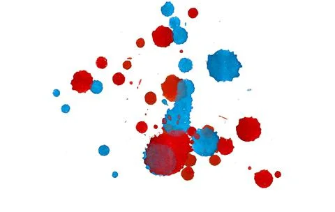 Paint splat pattern. Multi color abstract element for poster use. イラスト素材