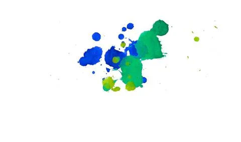 Paint splat pattern. Multi color abstract element for poster use. Stock Illustration