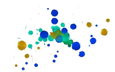 Paint splat pattern. Multi color abstract element for poster use. Stockillustratie