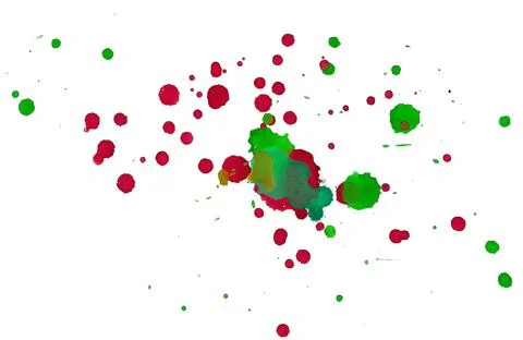 Paint splat pattern. Multi color abstract element for poster use. イラスト素材