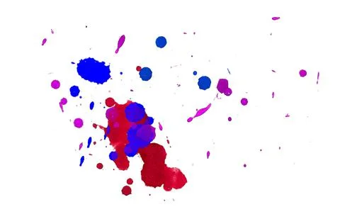 Paint splat pattern. Multi color abstract element for poster use. Illustrazione stock