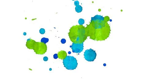 Paint splat pattern. Multi color abstract element for poster use. イラスト素材