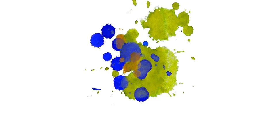 Paint splat pattern. Multi color abstract element for poster use. Illustrazione stock