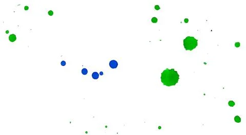 Paint splat pattern. Multi color abstract element for poster use. Illustrazione stock