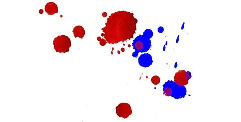 Paint splat pattern. Multi color abstract element for poster use. Stock Illustration