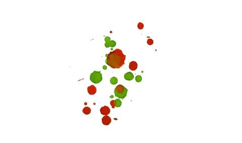 Paint splat pattern. Multi color abstract element for poster use. Stock Illustration