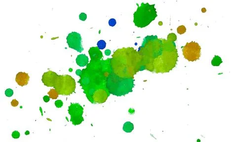 Paint splat pattern. Multi color abstract element for poster use. Illustrazione stock