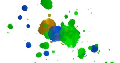 Paint splat pattern. Multi color abstract element for poster use. Illustrazione stock