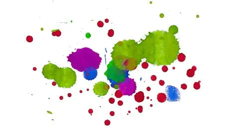 Paint splat pattern. Multi color abstract element for poster use. 스톡 일러스트