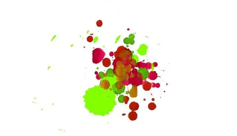 Paint splat pattern. Multi color abstract element for poster use. Stockillustratie