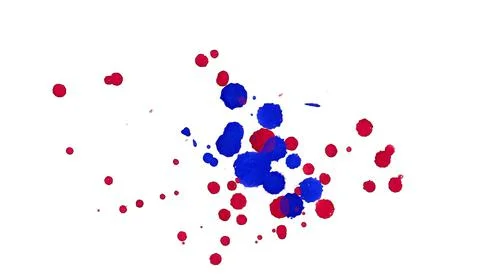 Paint splat pattern. Multi color abstract element for poster use. Illustrazione stock