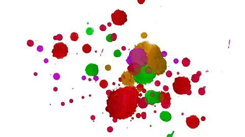 Paint splat pattern. Multi color abstract element for poster use. Illustrazione stock