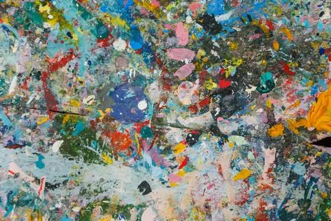 Paint splatter background, Colorful texture, Abstract art, Creative design,.. Stock Photos