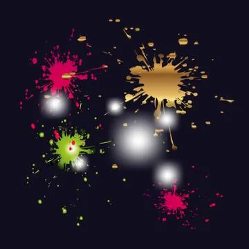 Paint splatter Stock Illustration