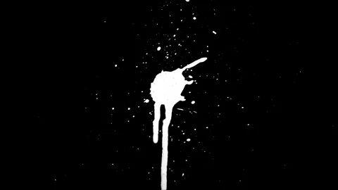 Paint Splatter Spray And Leaking Spot 1 Stock Footage 94724713