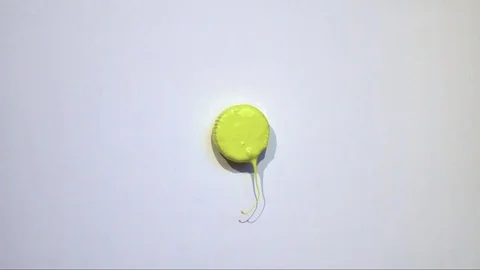 Paint splatter super slow motion Stock Footage 74113589