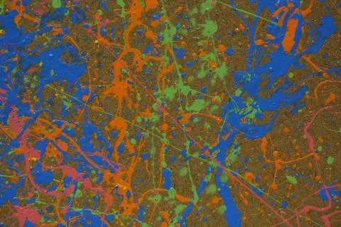 Paint splatter wall texture for design overlay element, background, wallpaper Stock Illustration