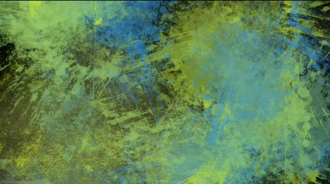 Paint splatters - digital animation Stock Footage 482537