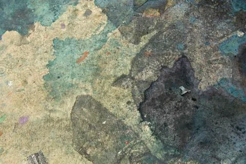 Paint splatter/stains on the floor background Stock Photos
