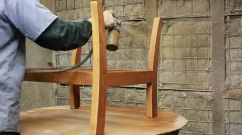 Paint Spray Booth 1 Stock Footage 10799789