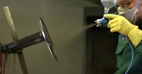 Paint Spray Bottle Vídeo Stock 135624019