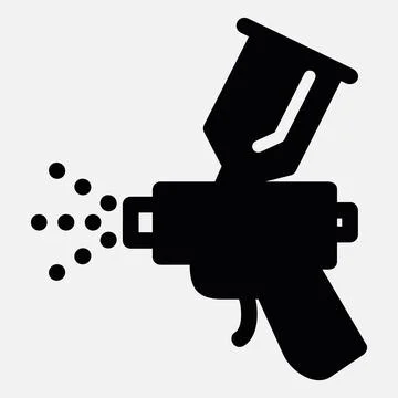 Paint spray bottle vector icon Stock Illustration