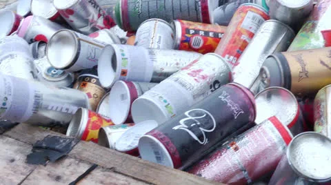 Paint spray cans Stock Footage 22605522