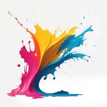 Paint spray splash texture イラスト素材