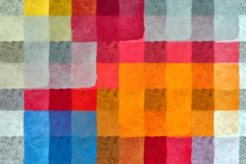 Paint squares pattern Stock Illustration