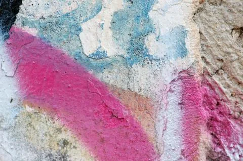 Paint stained wall Stock-Fotos