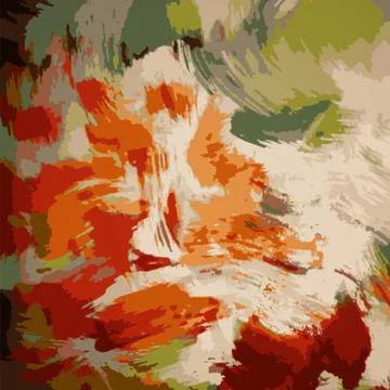 Paint strokes and splashes Stock Illustration