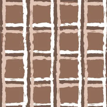 Paint strokes drawn in multi-colored lines. Striped seamless background. Stock Illustration